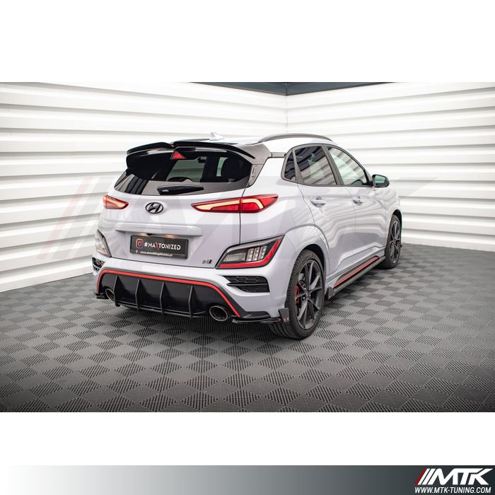 Lames latérales arrière Maxton V1 + Flaps Hyundai Kona N 2017-2020